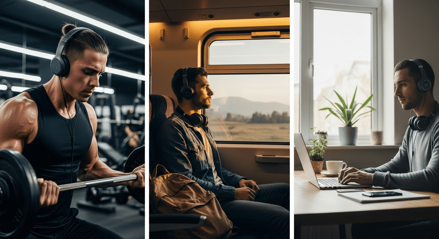 Melhores fones para academia, viagens e trabalho remoto