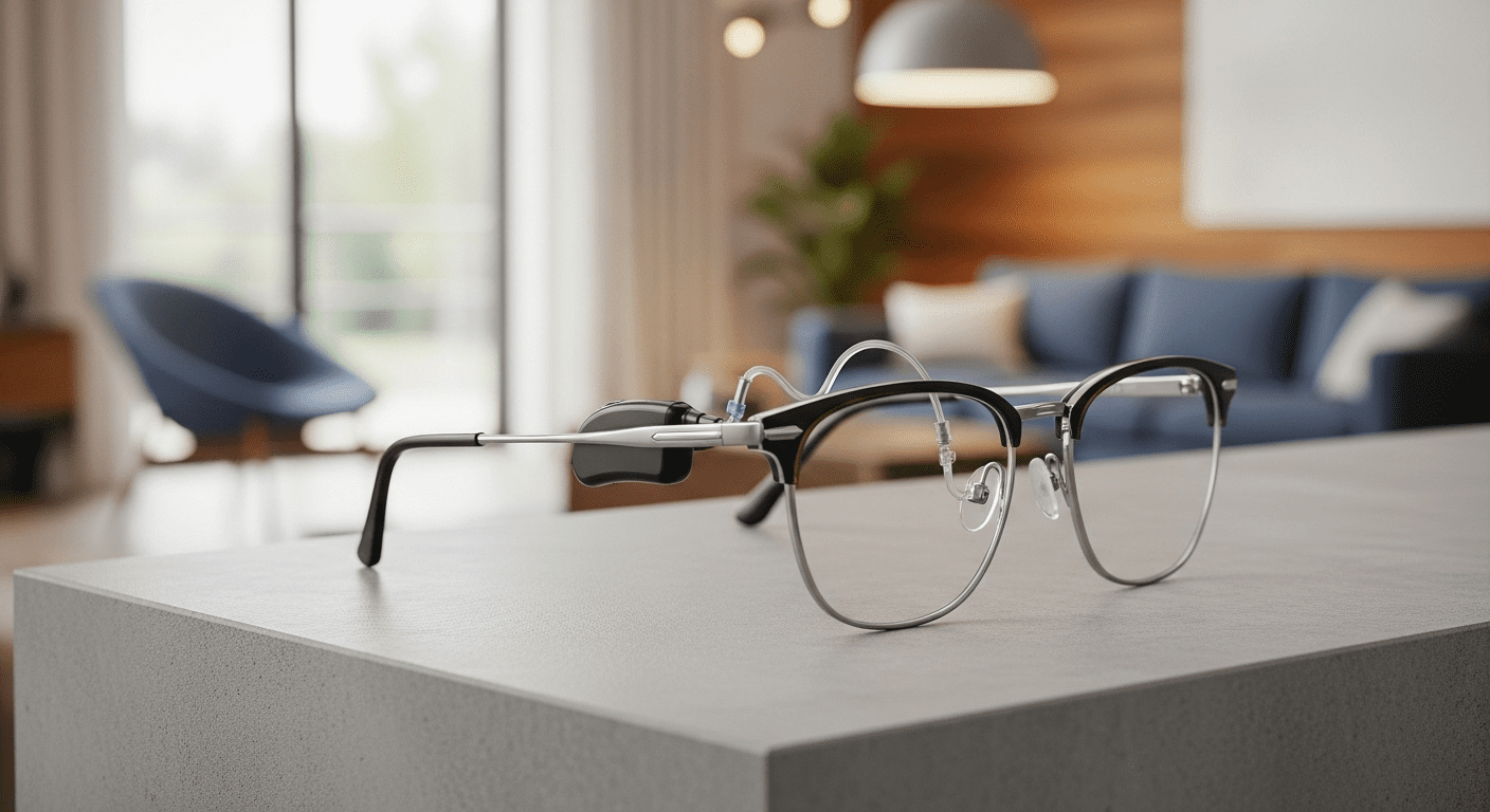 Óculos com aparelho auditivo integrado oferecem praticidade e discrição